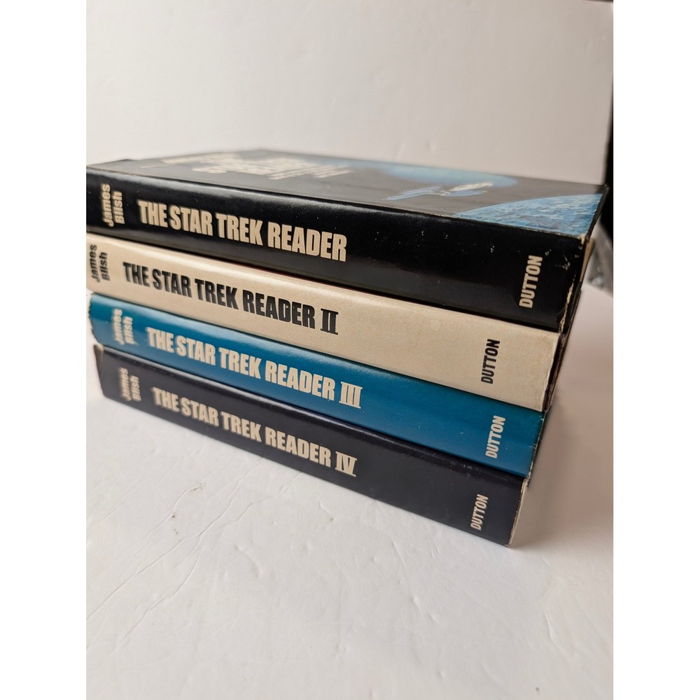 The Star Trek Reader I II III IV James Blish Hardcover Book Set Dutton Anthology